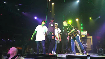 Chris Brown Live @ Drais--Labor Day Weekend 2015--Breezy and Crew dancing to Hit The Quan