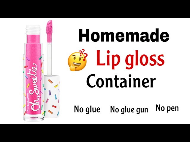 How to make small container/homemade lip balm container/homemade slime  container/Mini container 