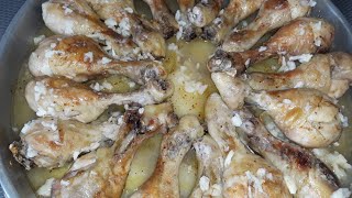 \chicken recipe/صينية دجاج مع بطاطا /kip recept/فراخ بالبطاطس\وصفة الفروج\drumstick recipe\دبابيس\