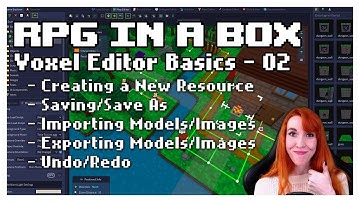 RPG in a Box - Voxel Editor Basics 02 (Tutorial #3)