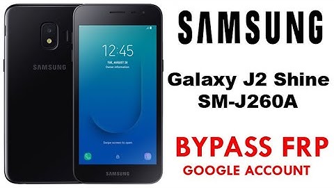 Samsung Galaxy J2 Shine SM-J260A Google Account lock Bypass Easy Steps & Quick Method 100% Work.