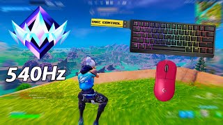 Wooting 60HE ASMR 😴 Unreal Ranked 🏆 Satisfying Keyboard Fortnite 360 FPS