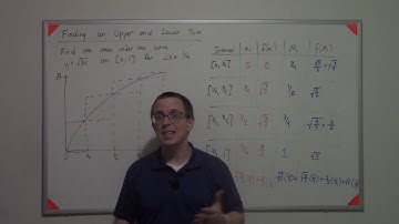 04.02.08 - Finding and Upper and Lower Sum (Example)