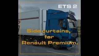 ["Euro Truck Simulator Renault Premium Curtains Mods oq37"]