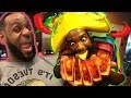 LEBRON'S TACO TUESDAY! COOKING CHEESY OVEN BAKED SPICY TACOS!