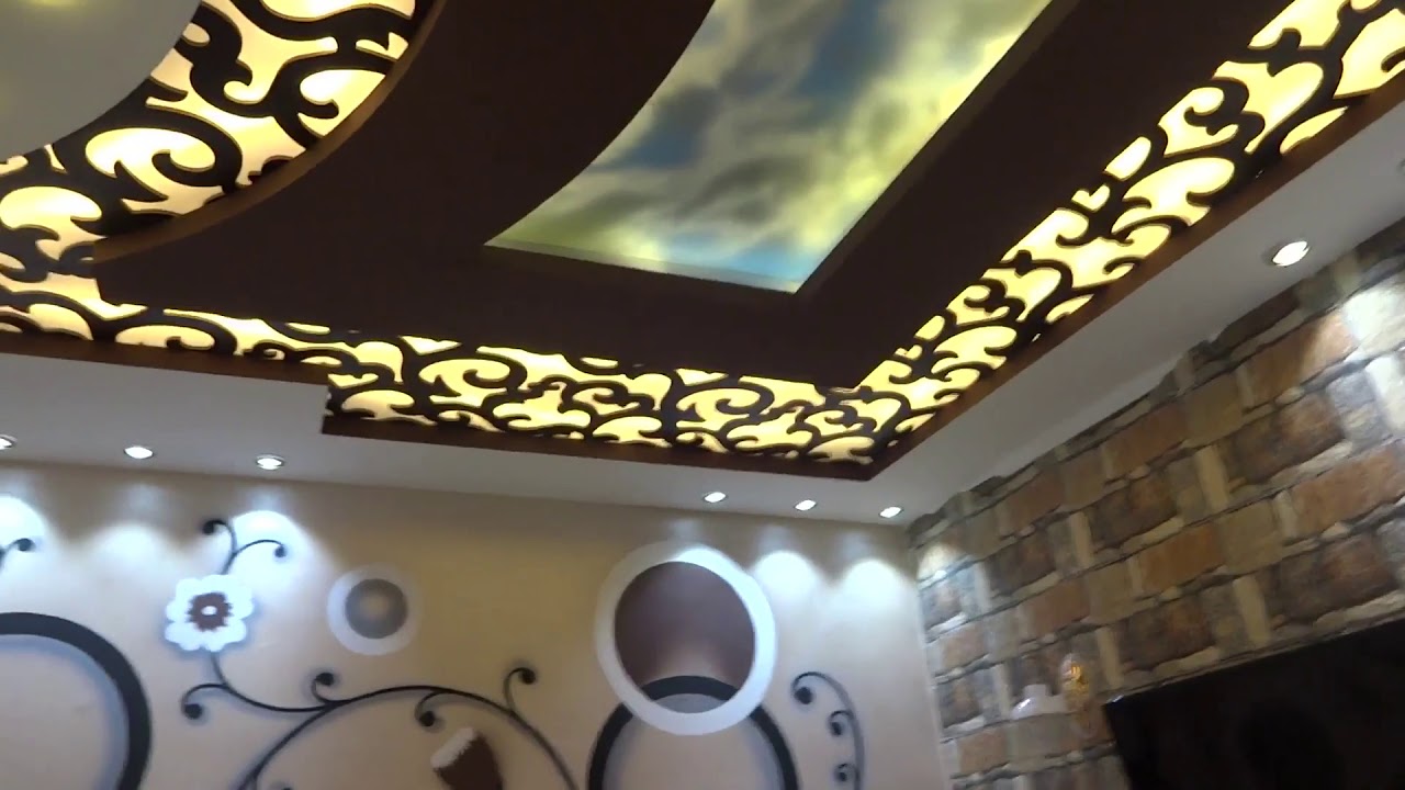 ديكور سقف جميل مع خشب المزخرف YouTube