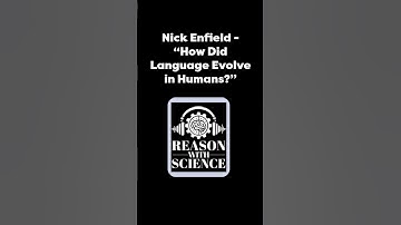 How Did Language Evolve in Humans?- Nick Enfield #science #biology #shorts #evolution #reels #short