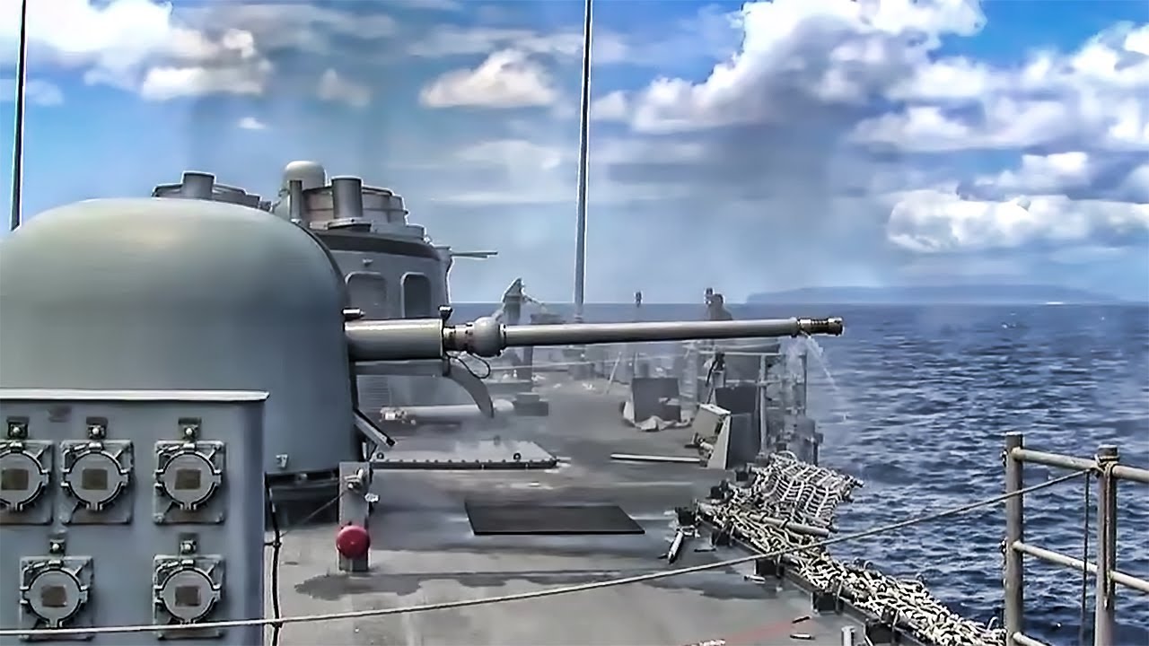 Navy Artillery - Deck Guns In Action