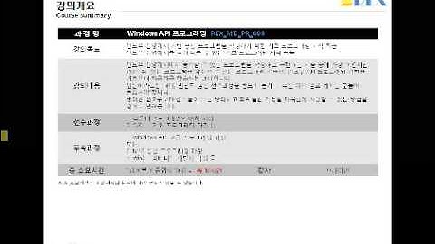 00 WinAPI프로그래밍 강의소개 전반