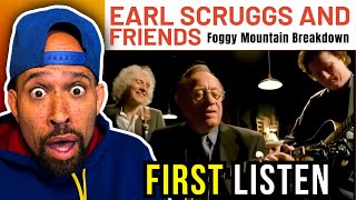 Rapper FIRST time REACTION to Earl Scruggs And Friends - Foggy Mountain Breakdown! Hold on,, what...