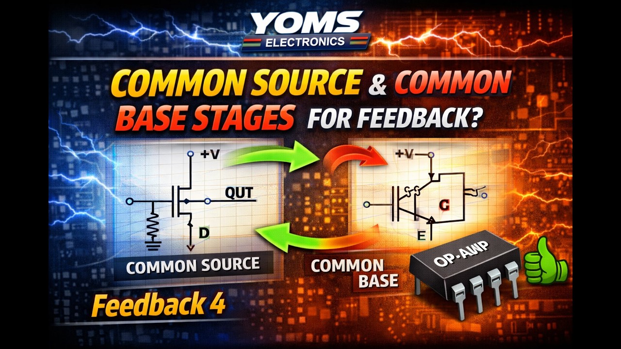 Can Common Source & Common Base Be Used for Feedback? 🤯 | Feedback Part ...