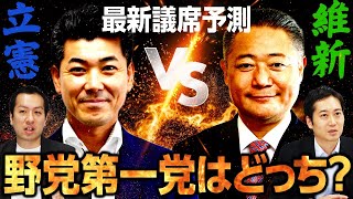 【最新議席予測】次期衆院選で立憲と維新のどっちが野党第一党に！？｜第302回 選挙ドットコムちゃんねる #2
