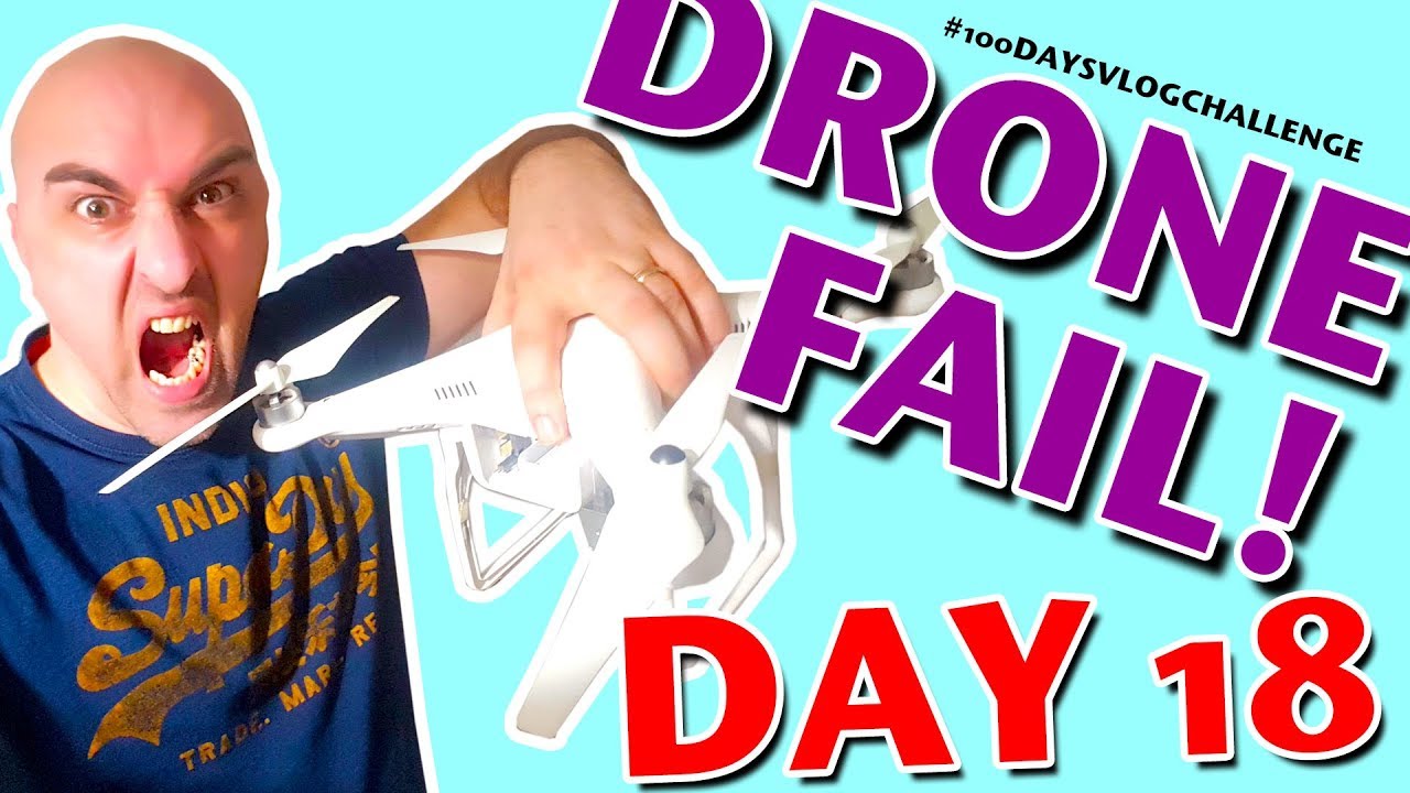 Drone Fail in the Middle of a Field in Aylesham - 100DayVlogChallenge