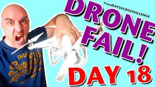 Drone Fail in the Middle of a Field in Aylesham - 100DayVlogChallenge