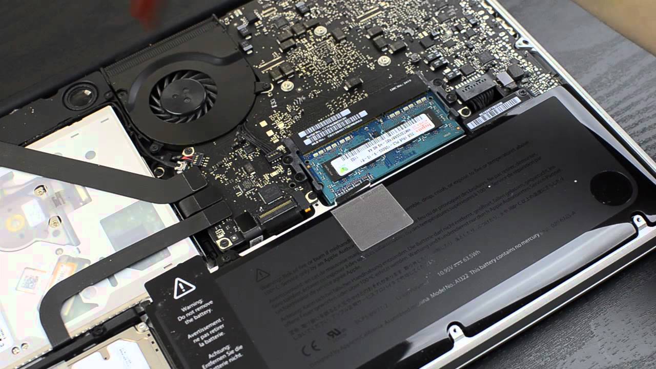 Gambar MacBook Pro RAM Upgrade