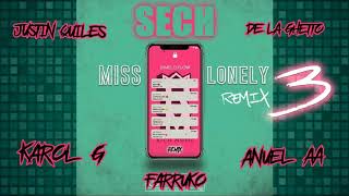 Sech - Miss Lonely Remix 3 - Ft. Anuel AA, Farruko, Karol G, De la Ghetto, Justin Quiles