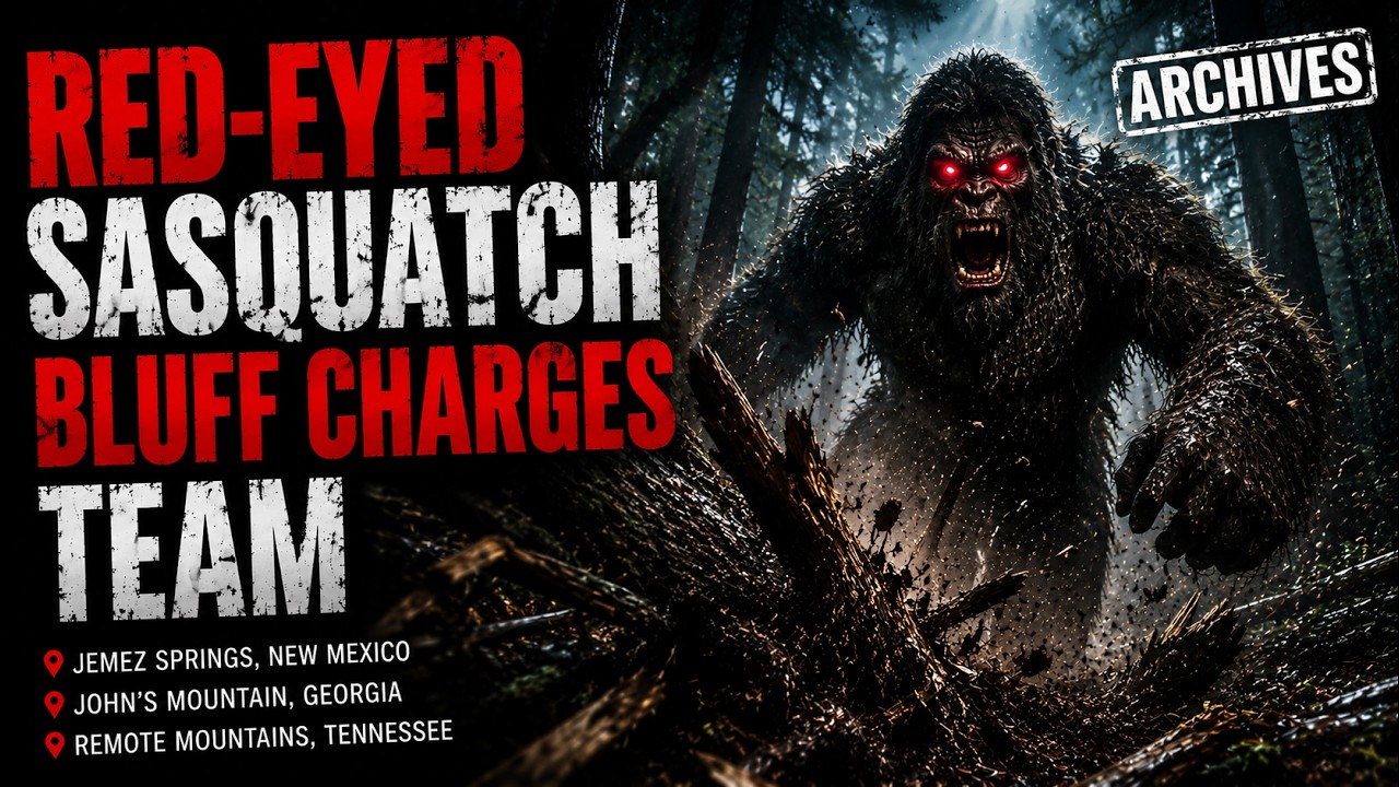 RED-EYED SASQUATCH BLUFF CHARGES TEAM IN TENNESSEE | BIGFOOT SOCIETY 1148