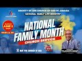 National Family Month Church Service | June 2, 2024