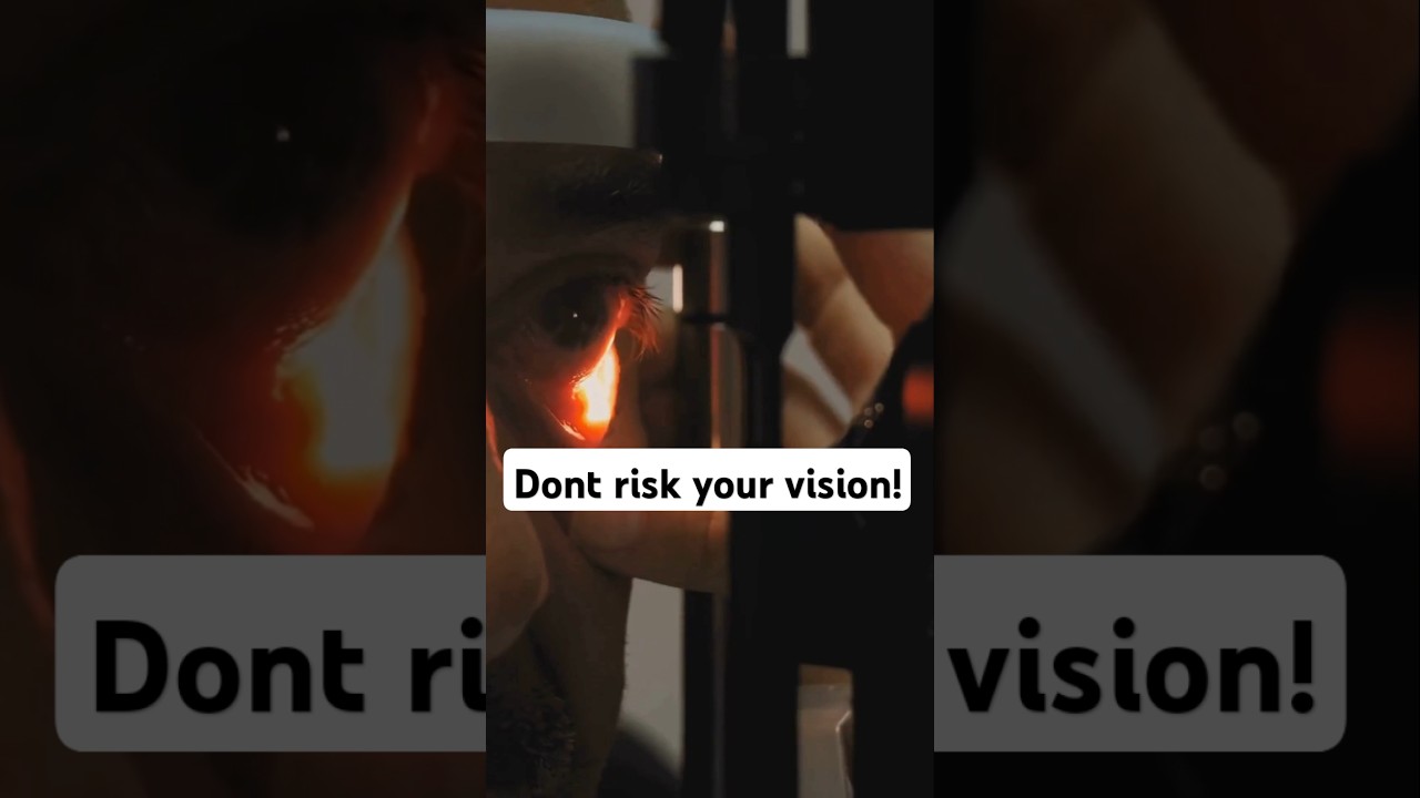 Don’t risk your vision!
