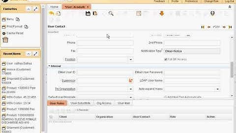 Konnect ERP User Creation & Role Access