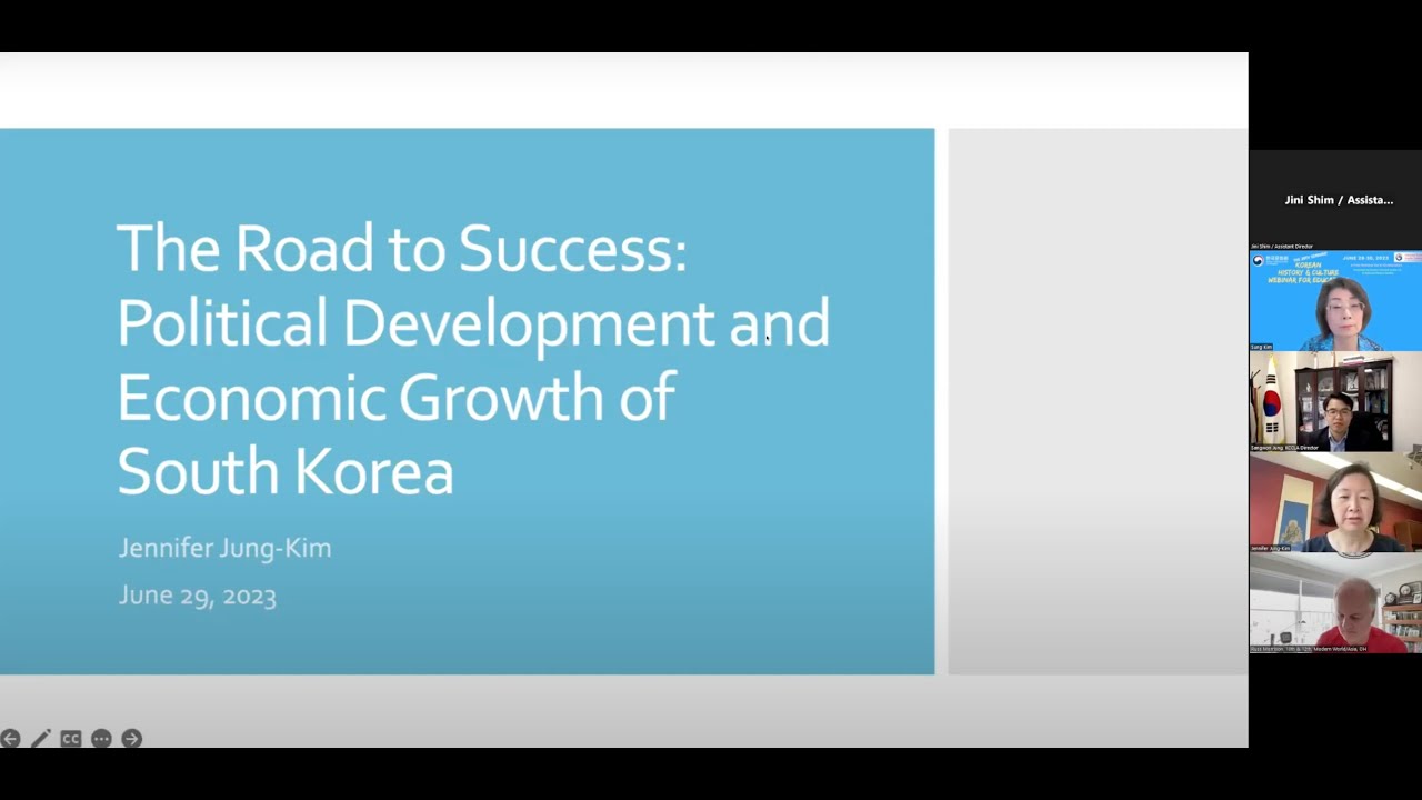 The Political Development and Economic Growth of South Korea by Dr