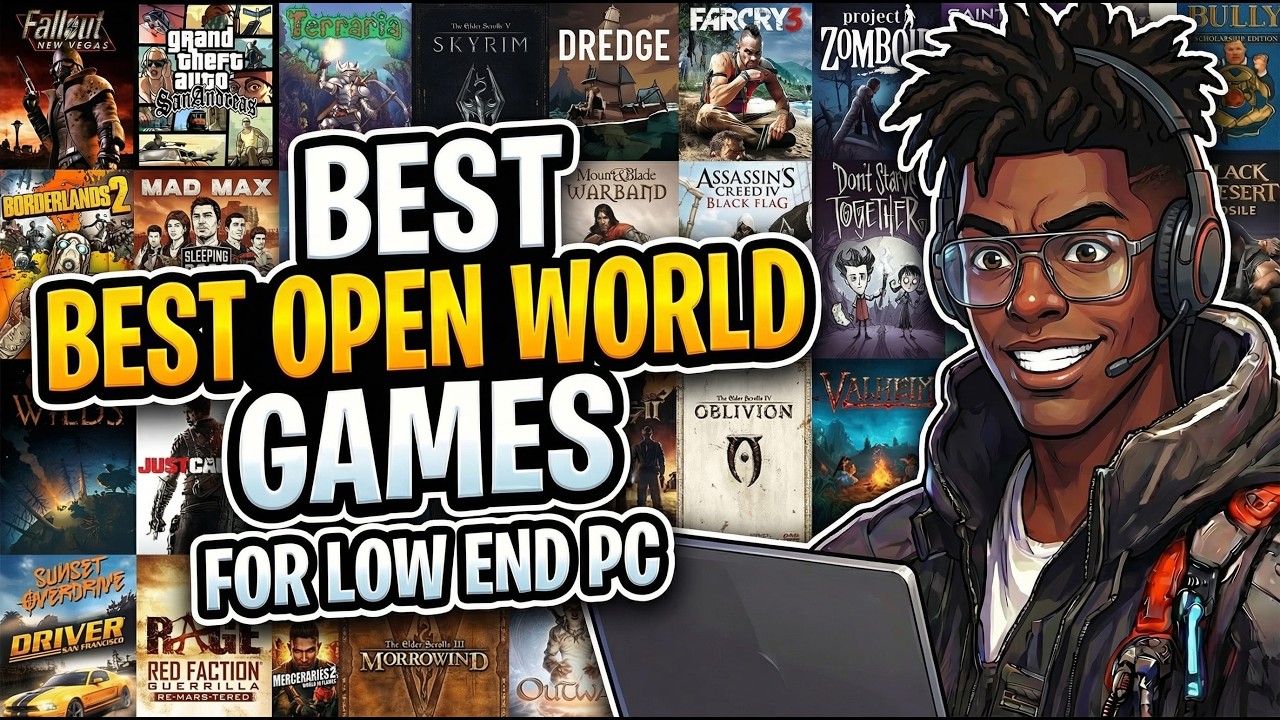 Top 40 Best Open World Games for Low End PC You Must Play - YouTube
