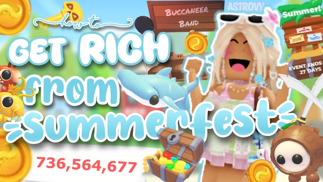 Как разбогатеть на Summerfest 2025 в Adopt Me! (Roblox) | AstroVV