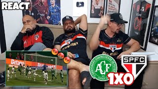 REACT CHAPECOENSE 1X0 SÃO PAULO - PQP VAMOS CAIR! PERDEMOS ATE DO LANTERNA