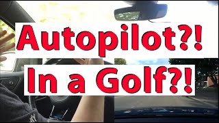 Comma ai's OpenPilot, running on a Comma 2 in a 2019 Golf R.