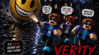 VERITY!! The yellow ball is in for us, RUN!!!! #roblox #verity #horror