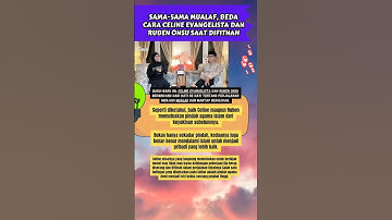 Sama-Sama Mualaf, Beda Cara Celine Evangelista dan Ruben Onsu saat Difitnah#shorts