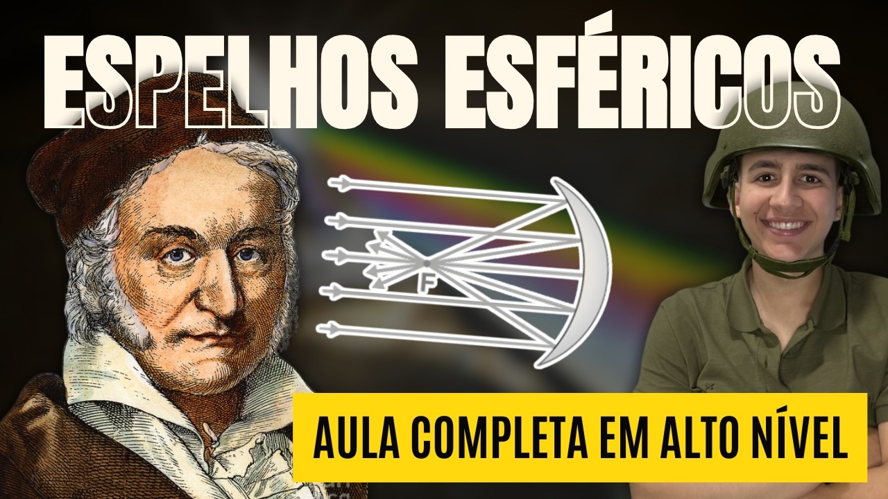 ESPELHOS ESFÉRICOS EM NÍVEL ITA (AULA COMPLETA)
