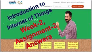 #NPTEL : Introduction to Internet of Things : #Week2 : #Assignment2 : #Answers