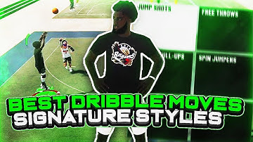 NBA 2K20 BEST DRIBBLE MOVES, SIGNATURE STYLES & DRIBBLE ANIMATIONS PLAYMAKING SHOT-CREATOR!