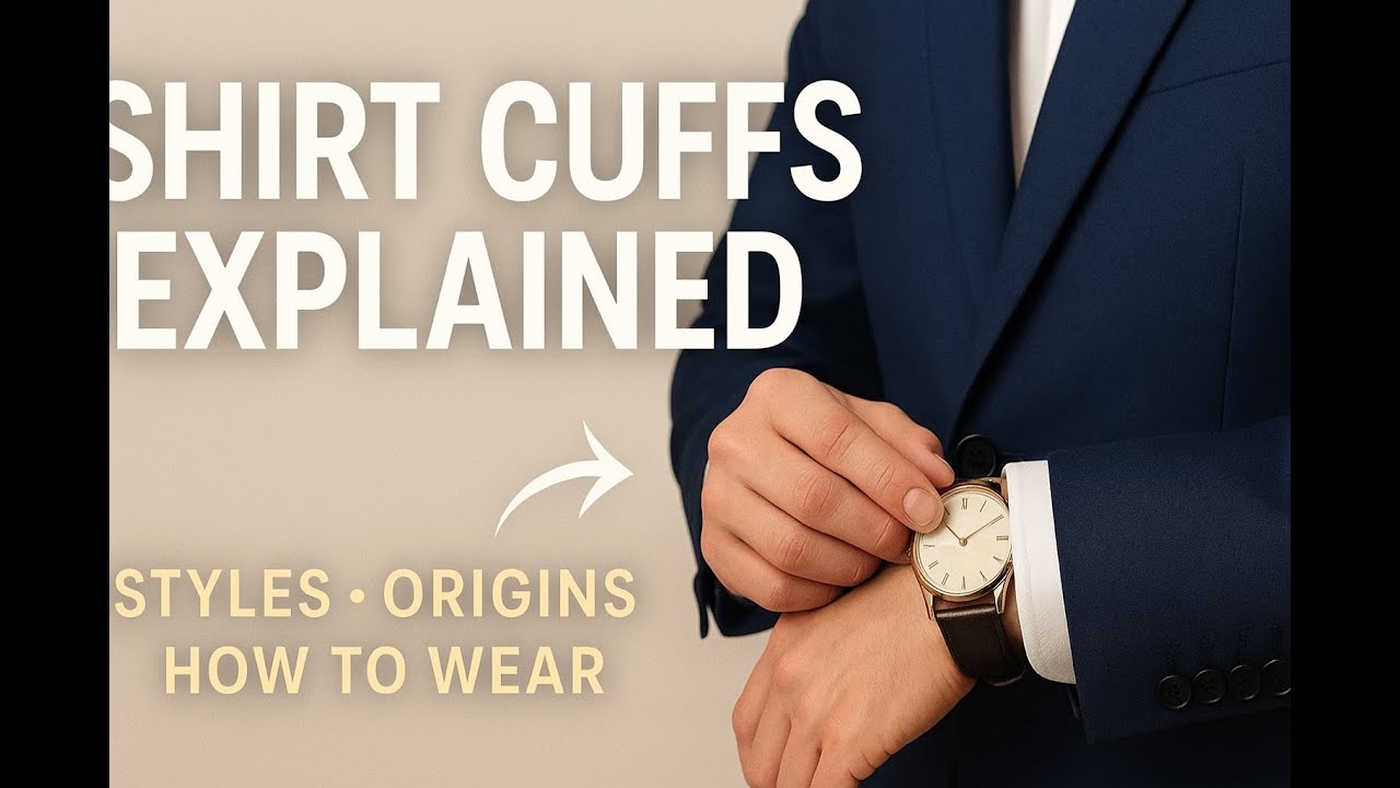 Choose proper Cuffs Shirt cuffs The types of Shirt Cuff YouTube