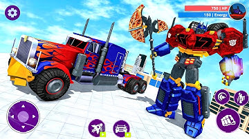 Robot War Transform Game | Optimus Prime Truck Jet Transformation Game 2026 - Android Gameplay