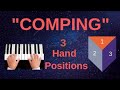 COMPING: Three Hand Positions; How to play chords in a band.