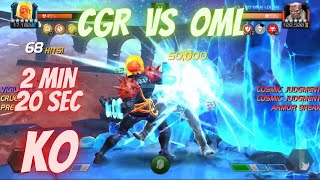2 Minute 20 Second KO!!! Cosmic Ghost Rider VS LOL Old Man Logan