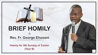 Homily for the 5th Sunday of Easter Year B (Remain in Me)