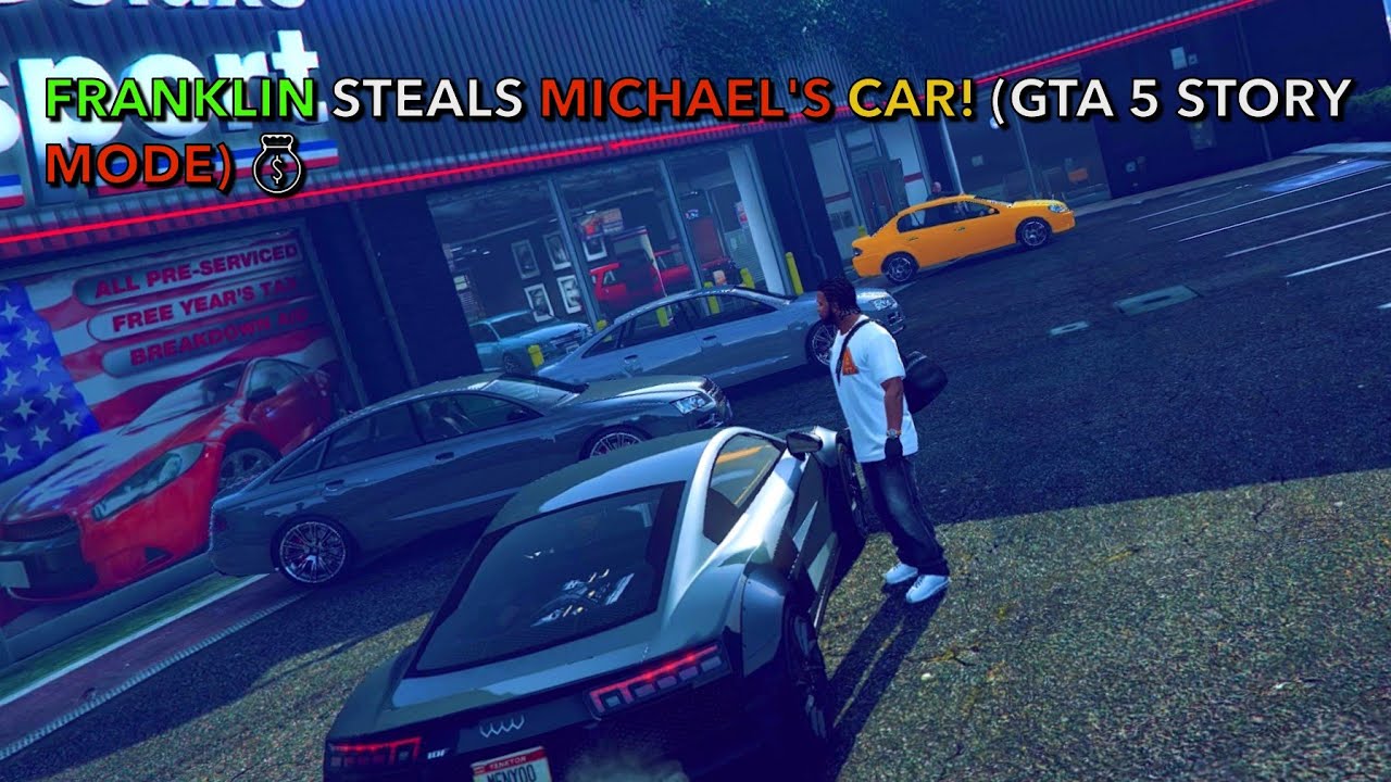 Франклин крадет машину Майкла! (Сюжетный режим GTA 5) 💰 | JonnYDa Gaming