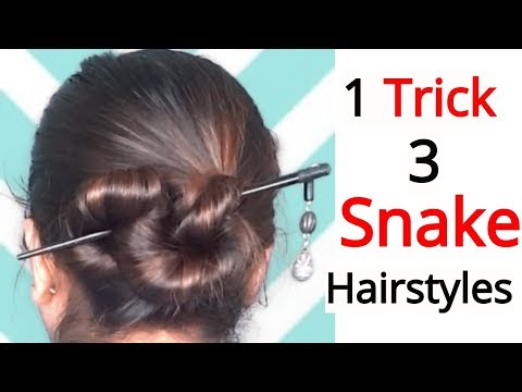 1-trick-&-3-snake-hairstyles-||very-easy-hairstyles-for-short-,-medium-&-long-hair