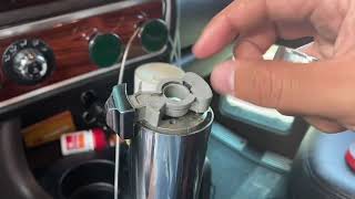How to install a shift knob on a 18 speed