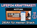ECO-WORTHY 12.8V – 280Ah LiFePO4 ⚡ POWER für den Funk-Shack! ⚡ - TEIL 1 #lifepo4 #hamradio #afu