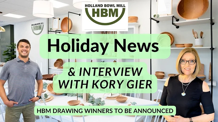 Holland Bowl Mill Holiday News and visit with Kory...