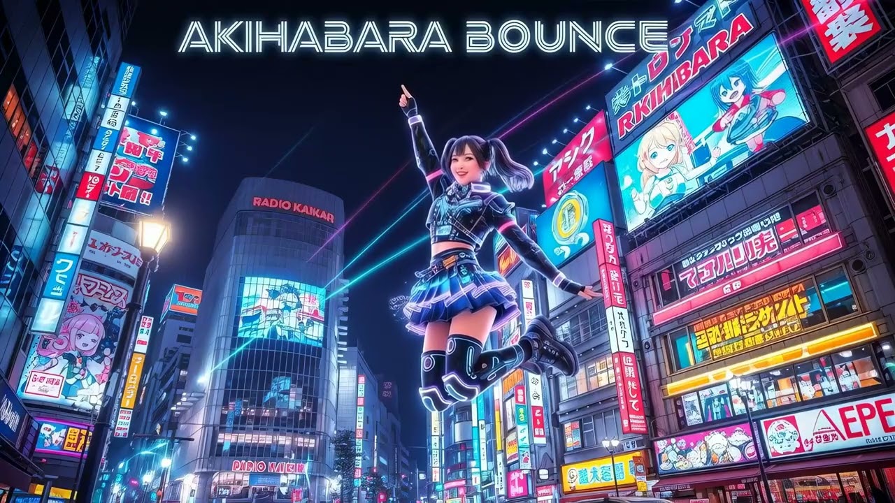 J-Pop Electronic Night Cityscape | Energetic Future Pop | 2 Hours