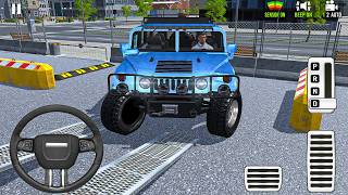Parking License Simulator new school: Modern Car Parking School Hummer H1 SUV - android gameplay screenshot 1