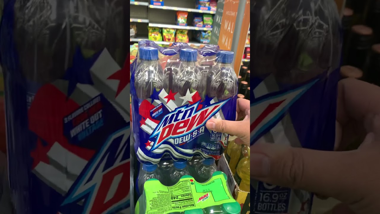 Found Mountain Dew Frostbite Zero Sugar and buying DEW.S.A 16.9 oz 6 pack