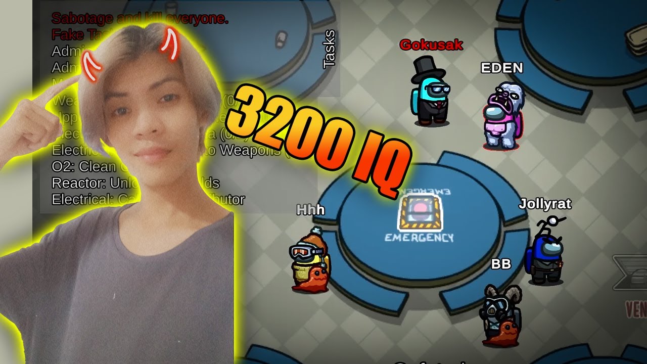 3200 IQ Impostorអង្គុយចាក់អោយCrewmates​ voteគ្នាចេញ