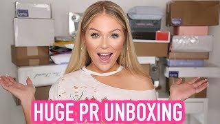 HUGE PR UNBOXING HAUL | FREE MAKEUP BEAUTY GURUS GET