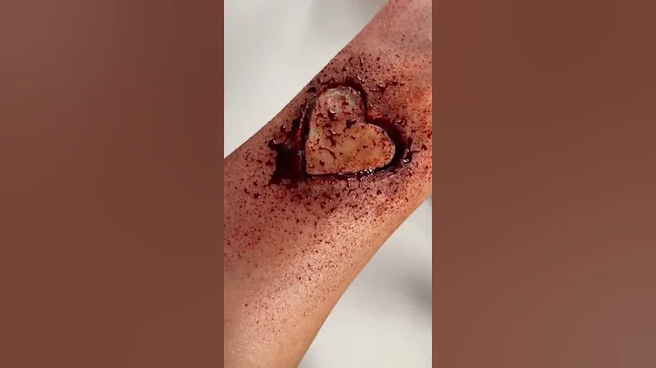The most dangerous trick is digging a heart on the hand 💔❣️ #sfx #sfx_makeup #sfxartist #sfx_status